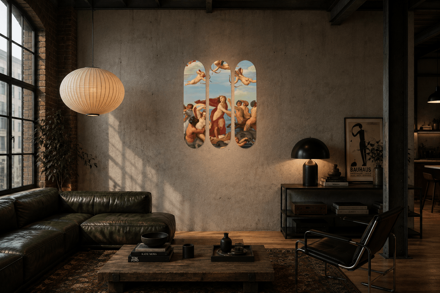 GALLERY / MUSEUM interior installation featuring The Triumph of Galatea